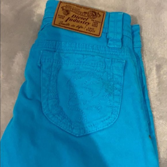 Diesel Kids Boys Blue Casual Summer Dress Pants Size 4 - Picture 2 of 3